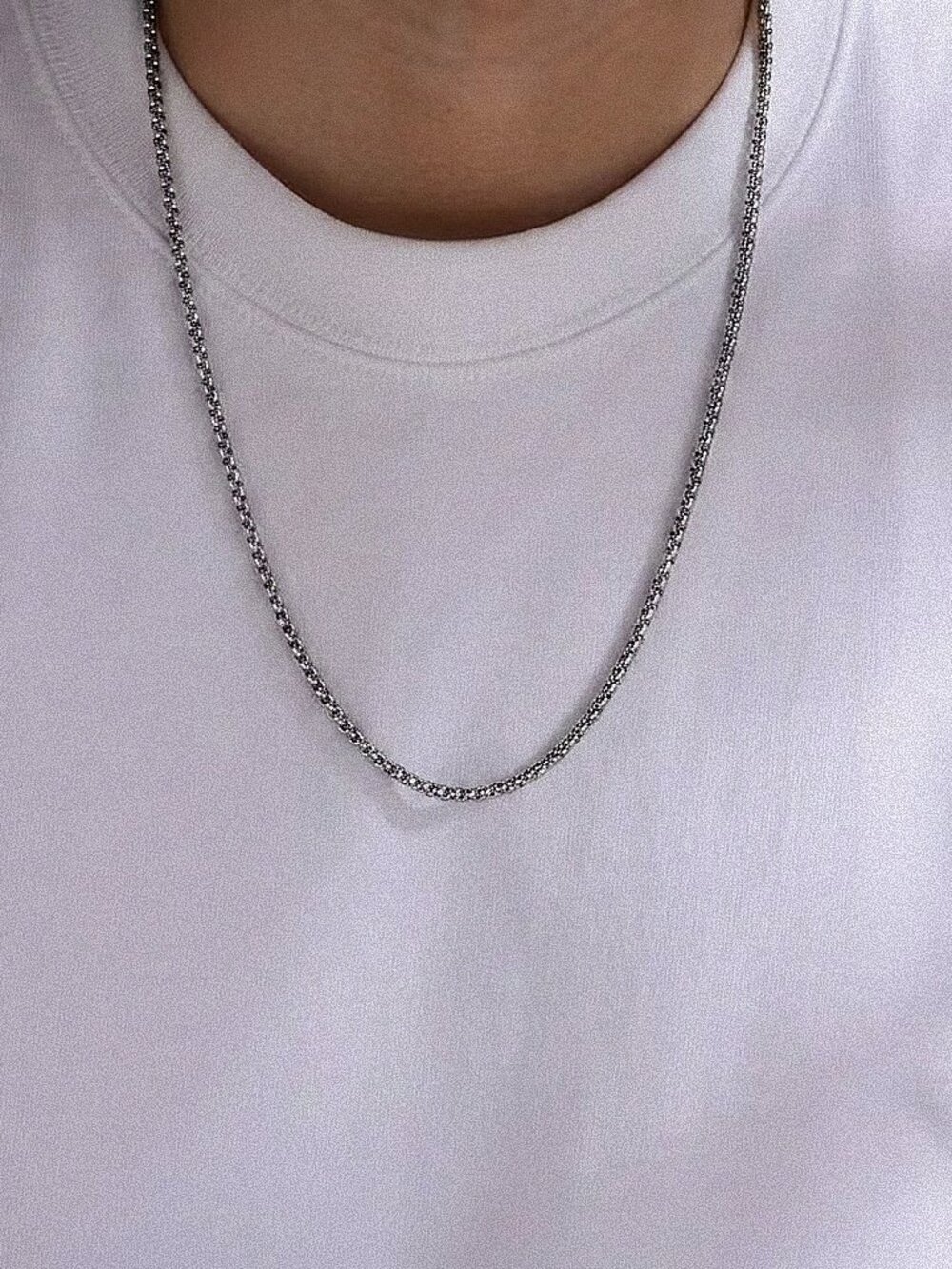 Men's Stainless Steel Chain Necklace